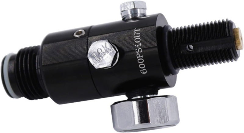 TUXING 4500PSI Paintball Air Tank Regulator & Valve Guage, Durable Aluminum Paintball Regulator for Paintball Airsoft PCP Compressed Air CO2 Nitrogen Cylinder Tank - Image 5